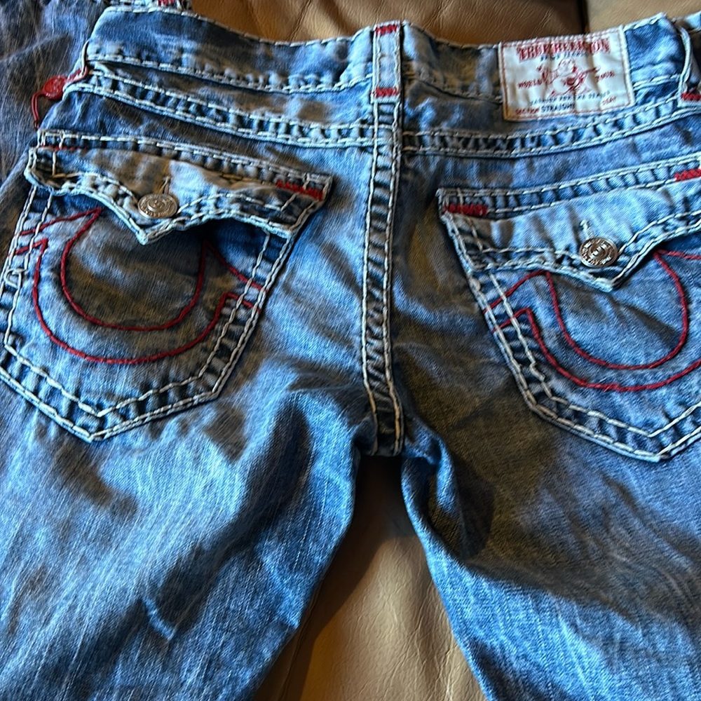 True Religion Acid Washed Jeans